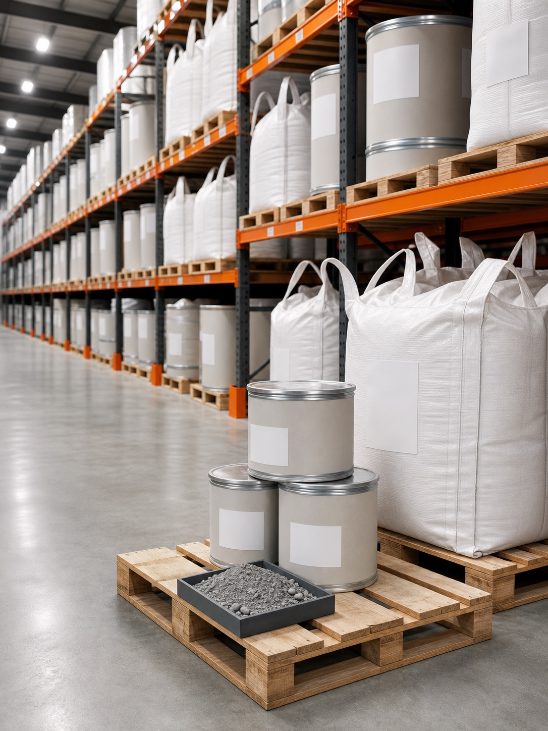 Industrial materials warehouse supply